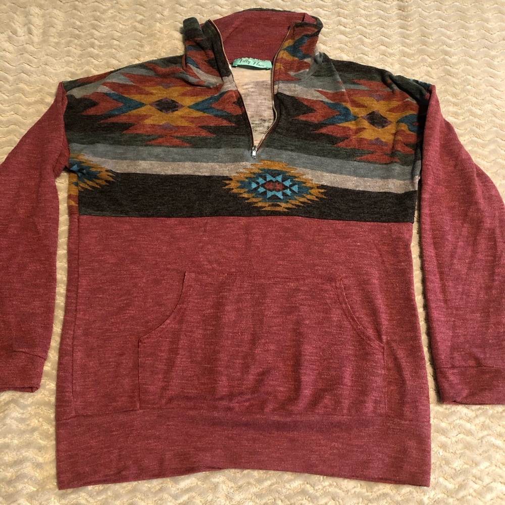 Pullover quarter zip